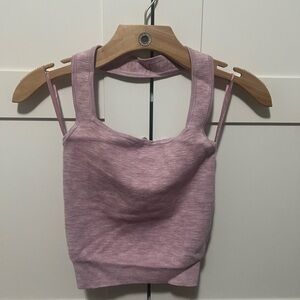 Abercrombie & Fitch Pink Knit Halter Top
